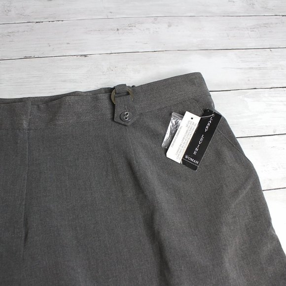 Larry Levine Women's Trouser Suit Dress Pants Plus Size 24W Gray - Picture 4 of 6